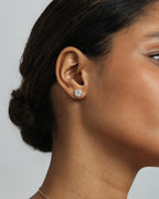 Cubic Zirconia Halo Stud Earring Pack