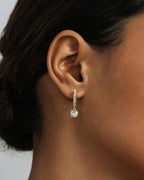 Bridal Huggie Earrings