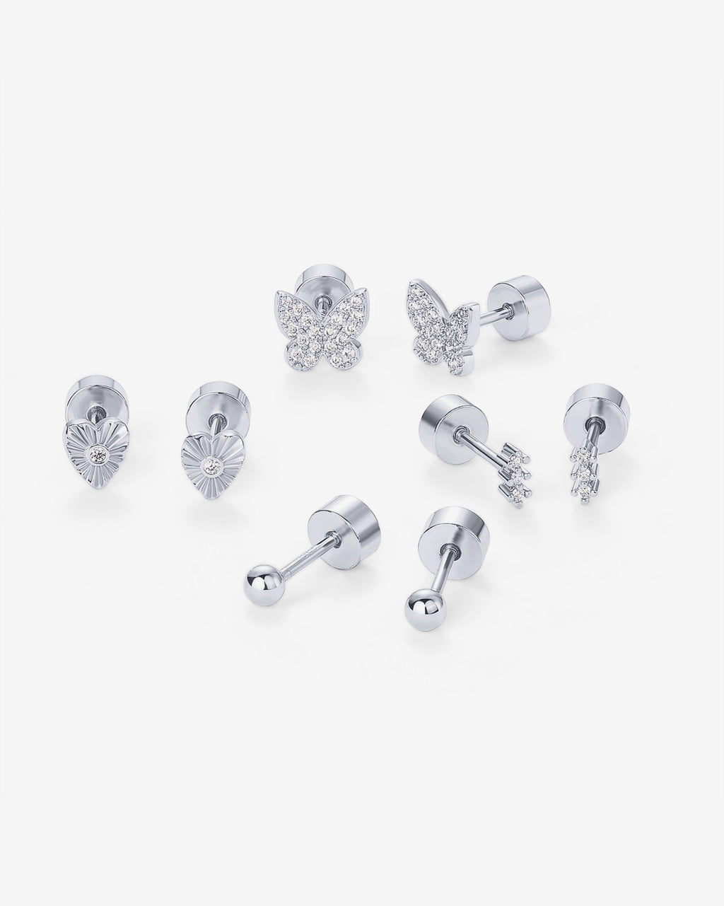 Cute Screw Back Earring Pack