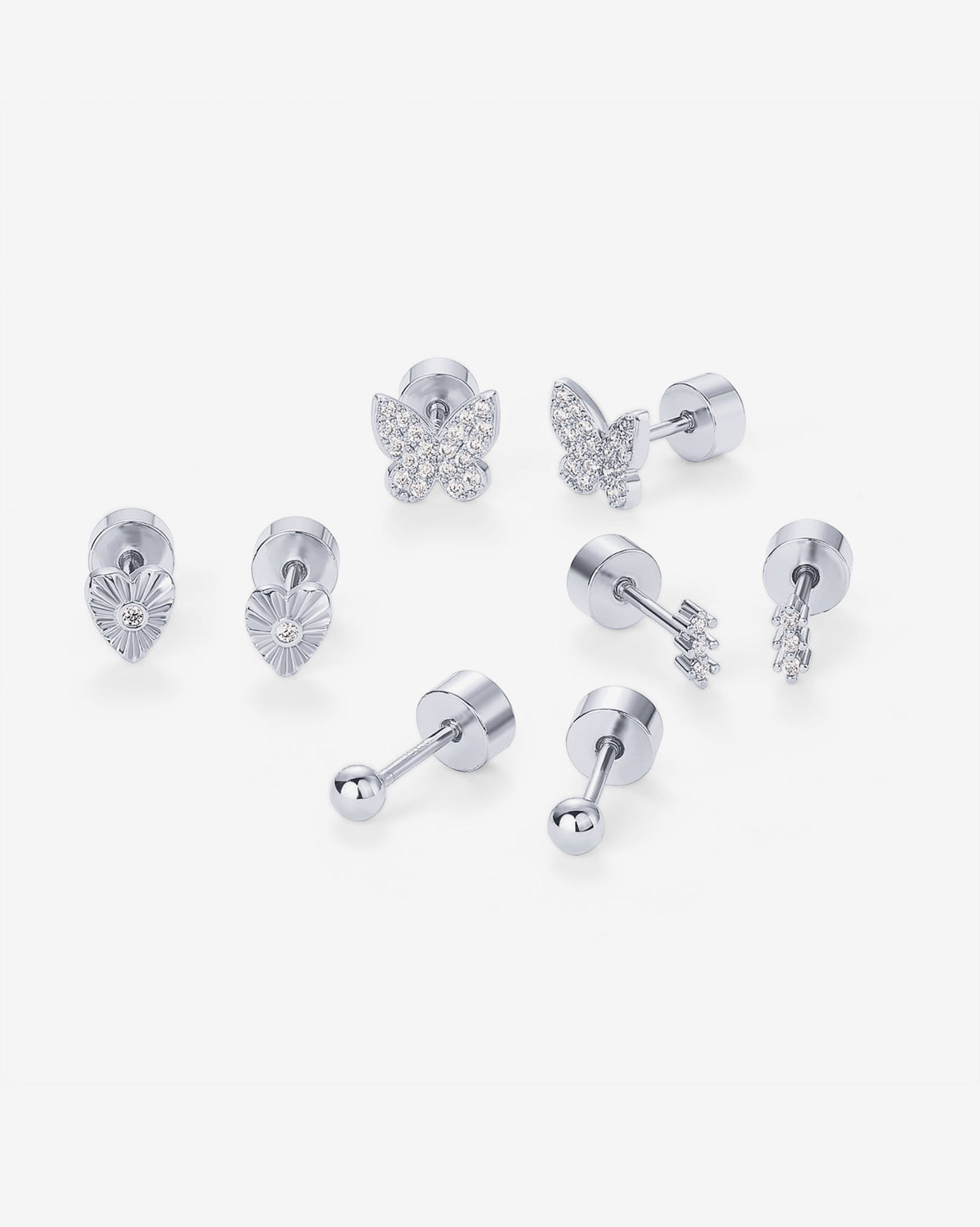 Cute Screw Back Earring Pack