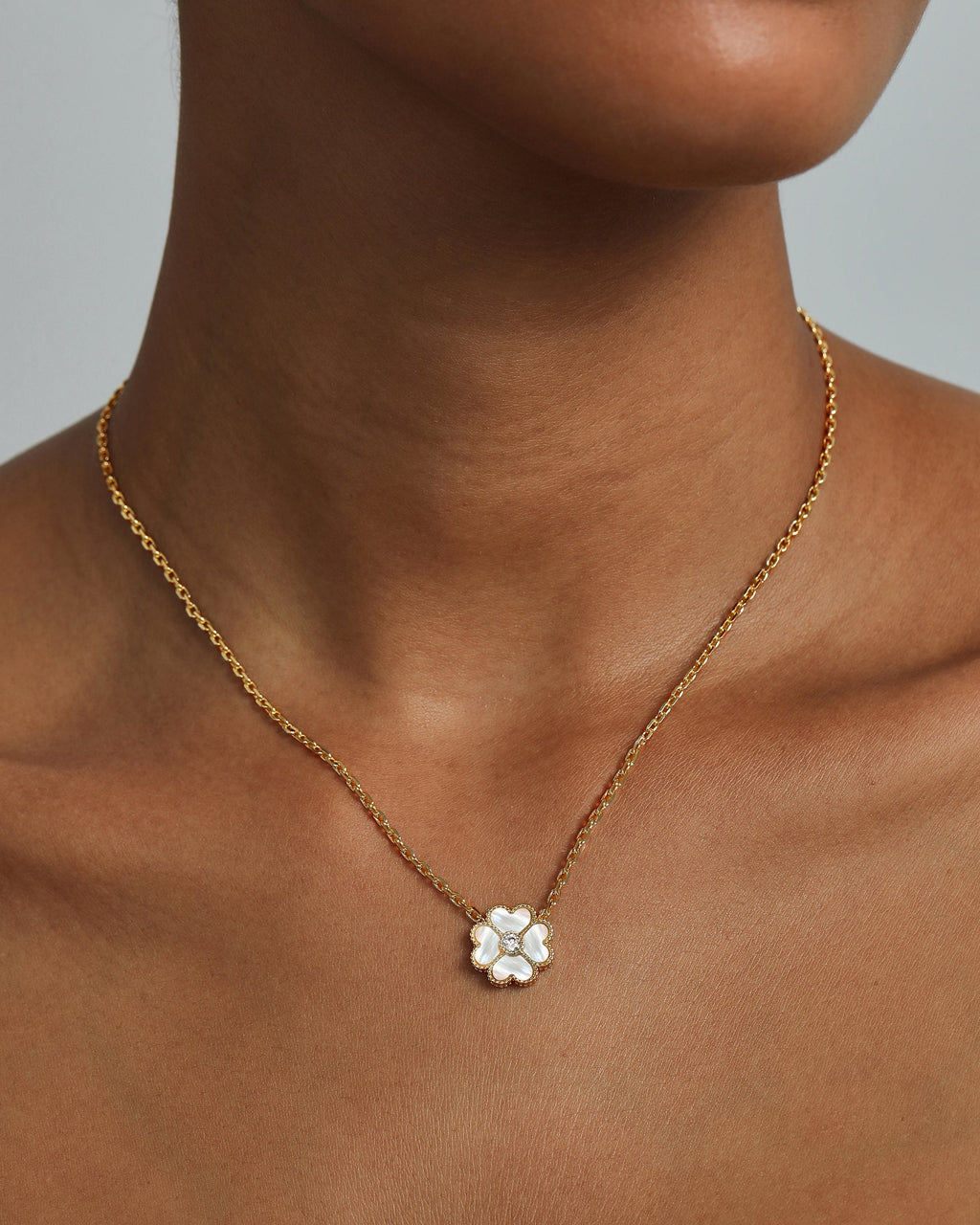 Gemstone Flora Necklace