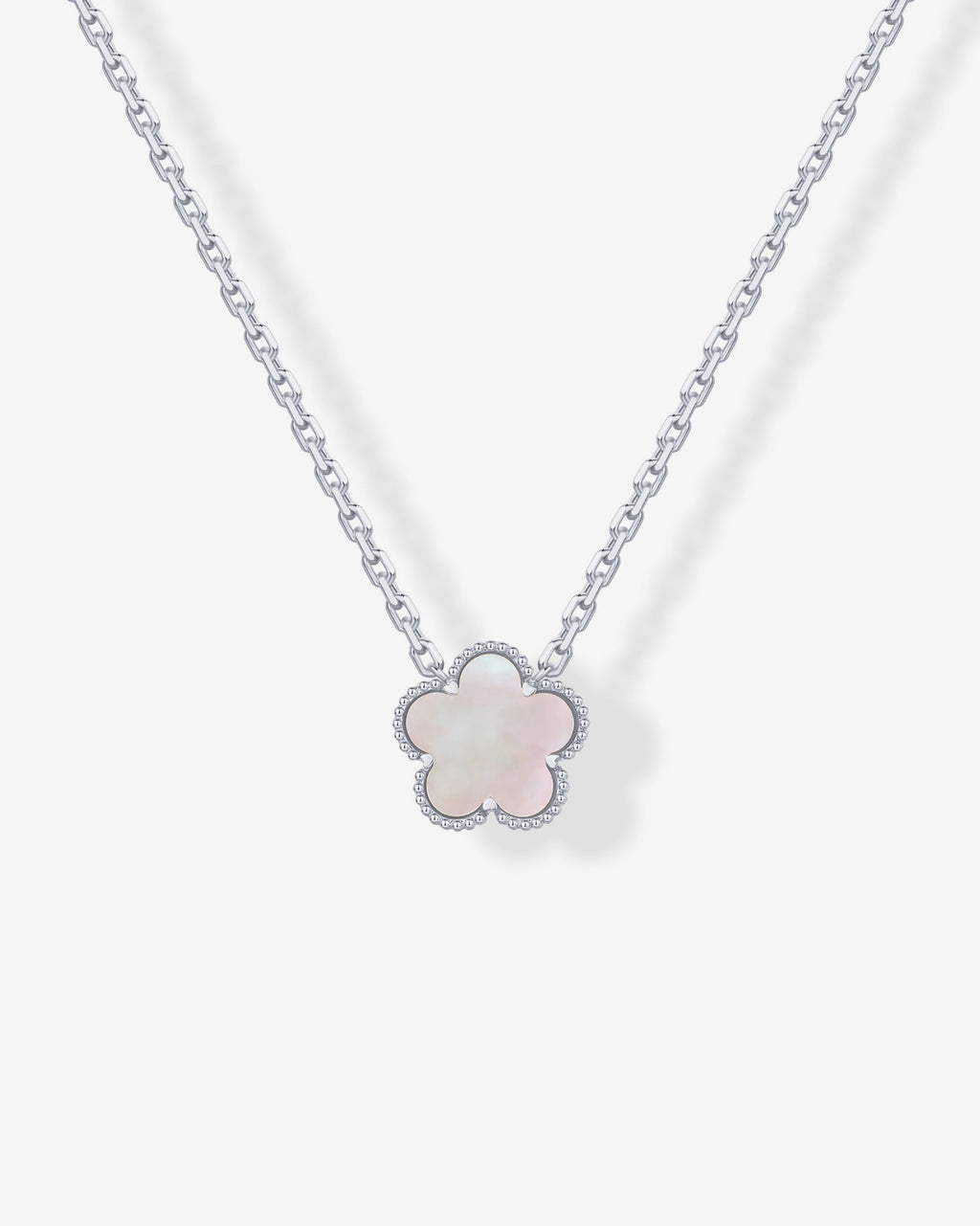 Gemstone Clover Necklace