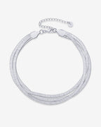 Snake Chain Trio Anklet
