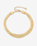 Snake Chain Trio Anklet
