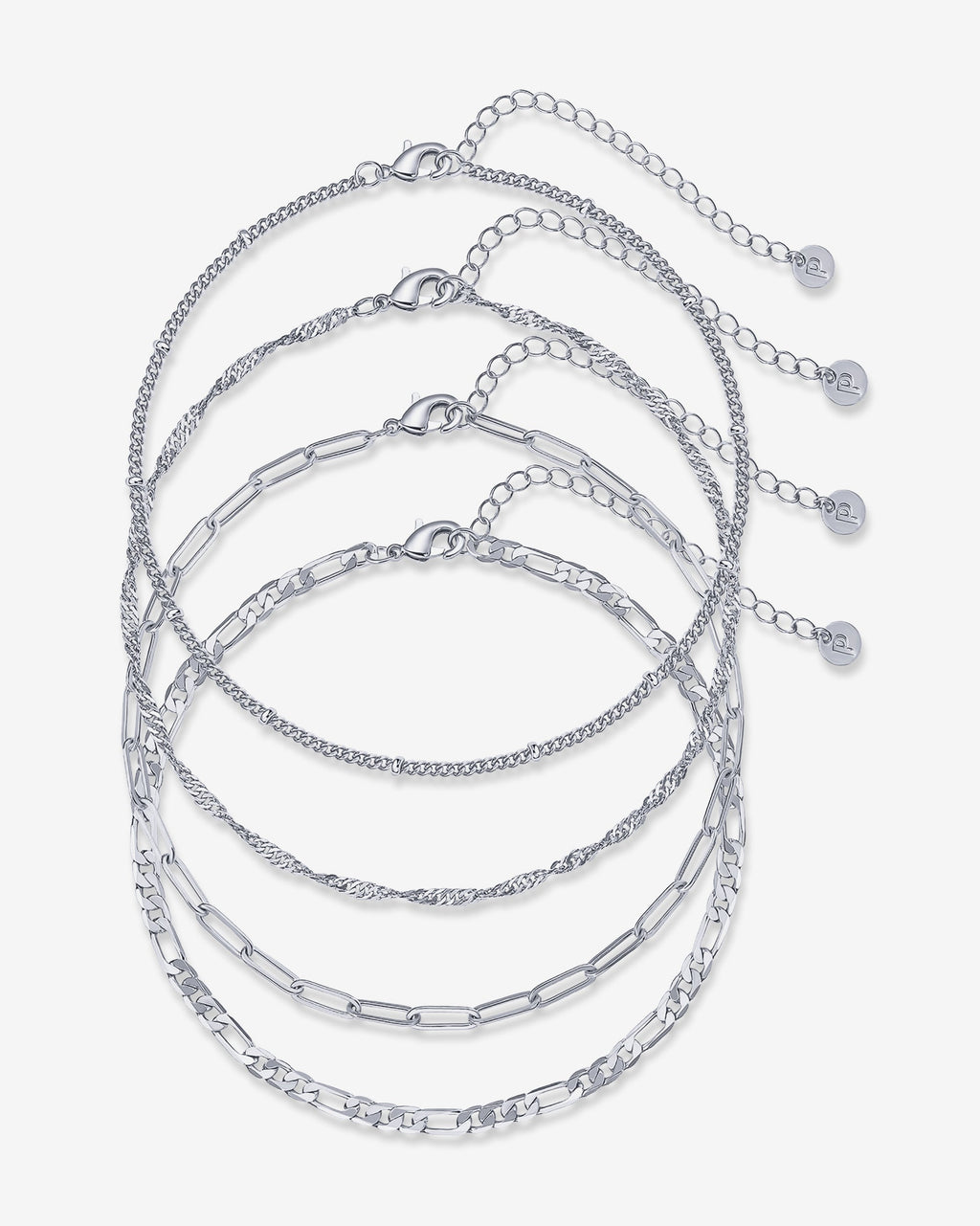 Four Chains Anklet Pack