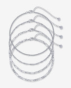 Four Chains Anklet Pack