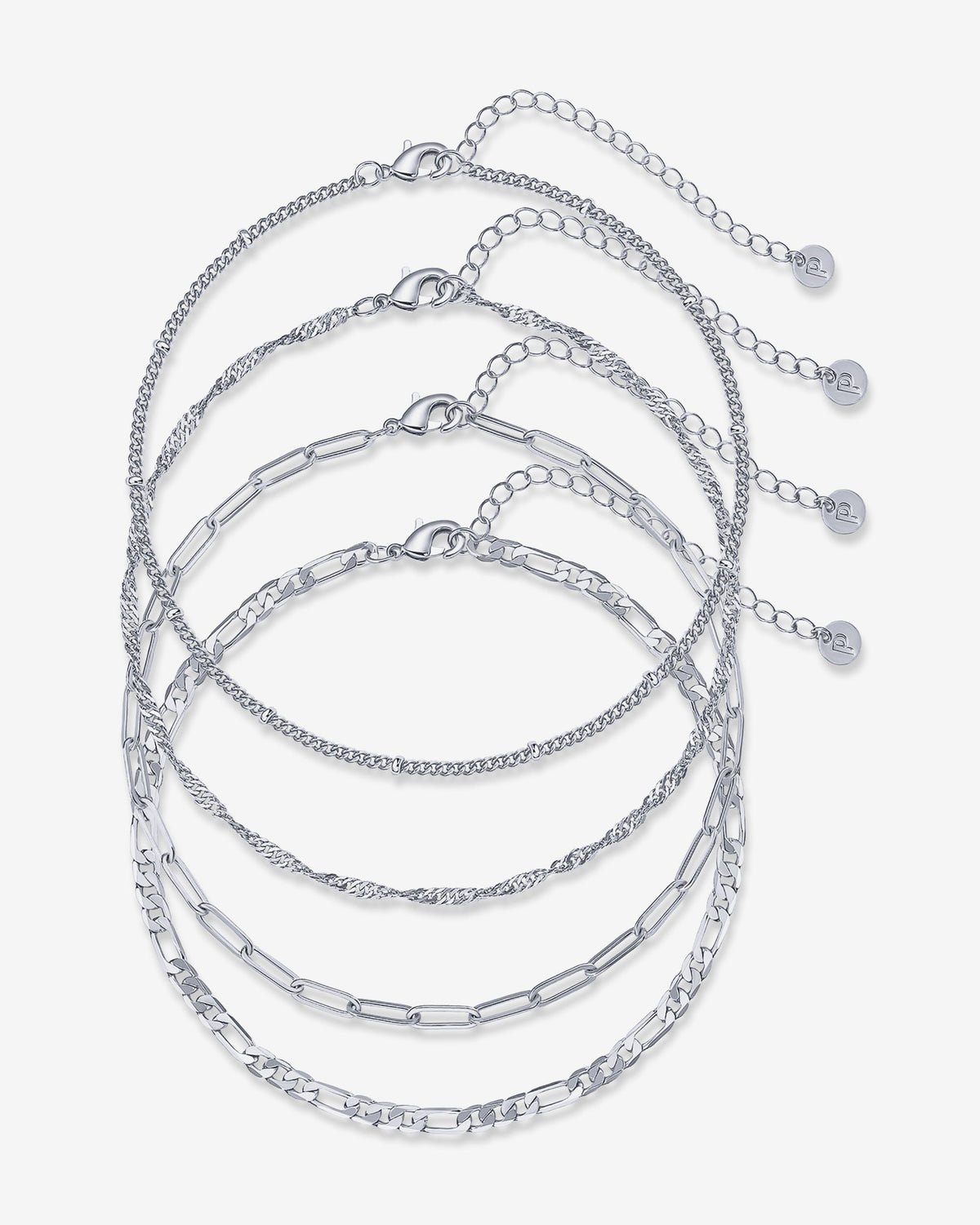 Four Chains Anklet Pack
