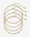 Four Chains Anklet Pack