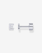 Initial Letter Flatback Earrings