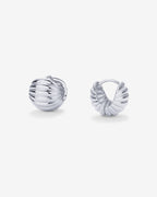 Ribbed Serena Hoops