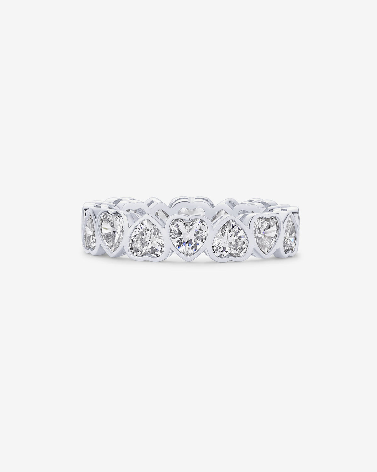 Eternal Heart-Cut Eternity Ring