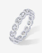 Infinity Oval-Cut Eternity Ring