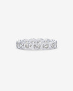 Infinity Oval-Cut Eternity Ring