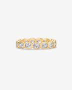 Infinity Oval-Cut Eternity Ring