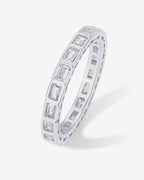 Emerald-Cut Eternity Ring