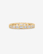 Emerald-Cut Eternity Ring