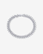 Marquise Leaf Tennis Bracelet