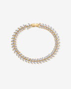 Marquise Leaf Tennis Bracelet