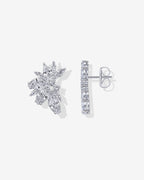 Navette Cluster Bridal Earrings