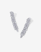 Marquise Linear Bridal Earrings