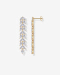 Marquise Linear Bridal Earrings