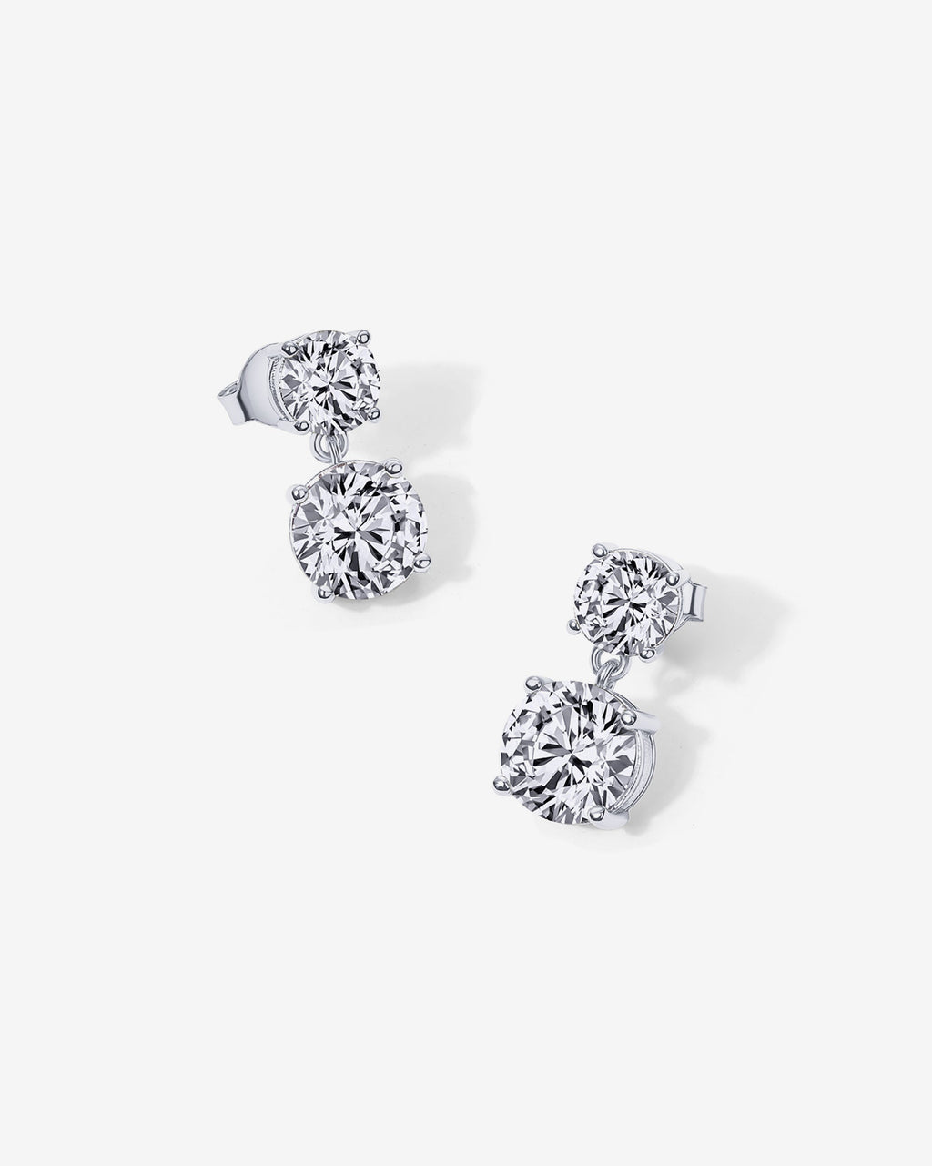 Double Drop Bridal Earrings
