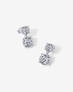 Double Drop Bridal Earrings
