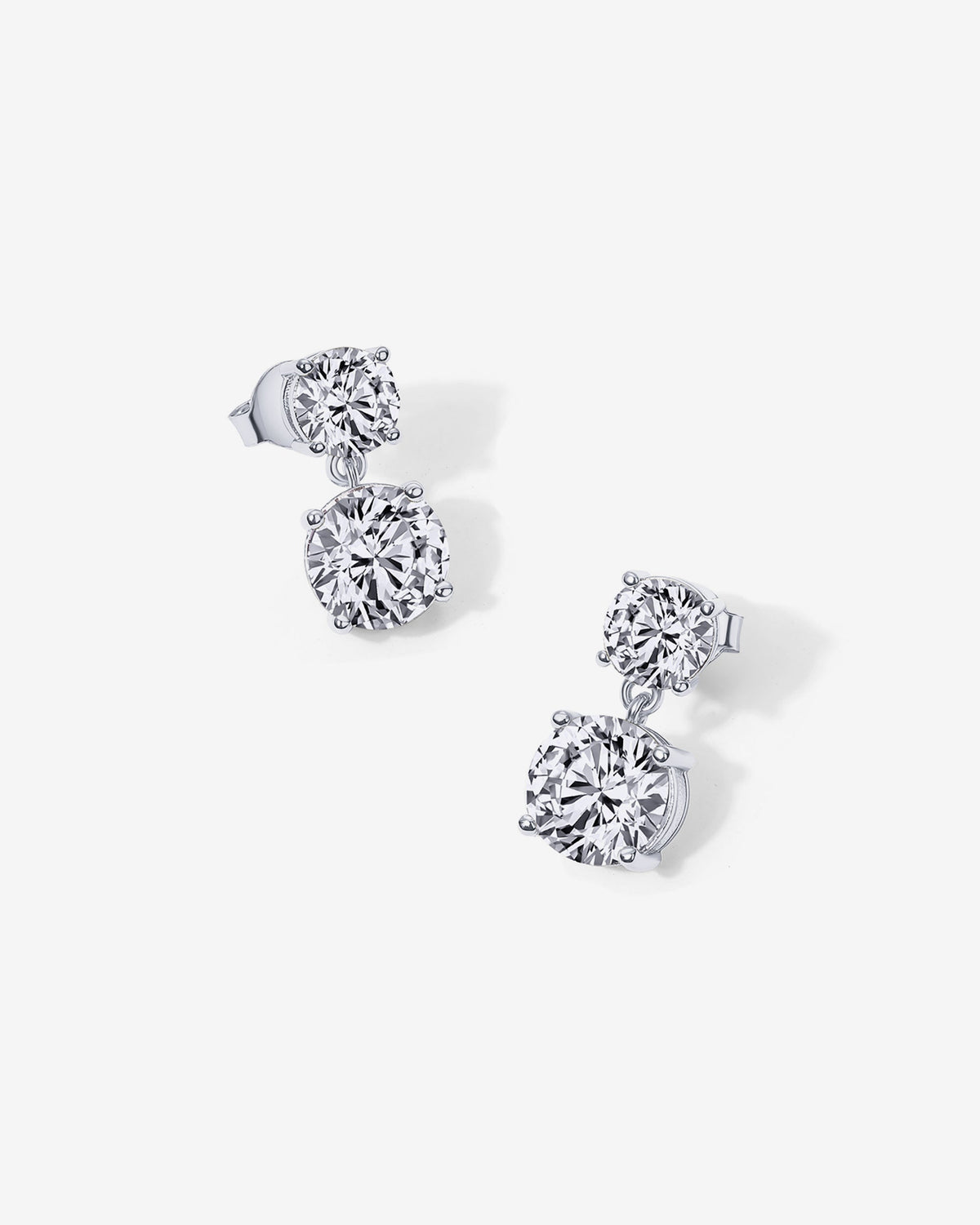 Double Drop Bridal Earrings