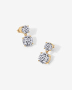 Double Drop Bridal Earrings