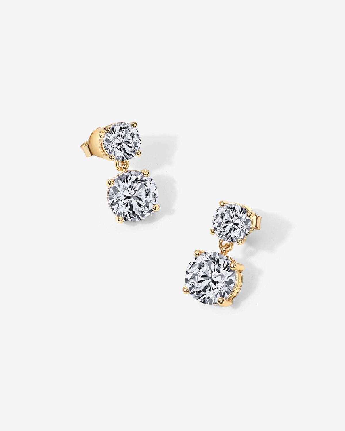 Double Drop Bridal Earrings
