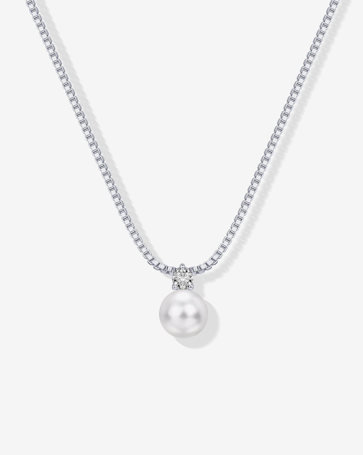 Bridal Pearl Pendant Necklace