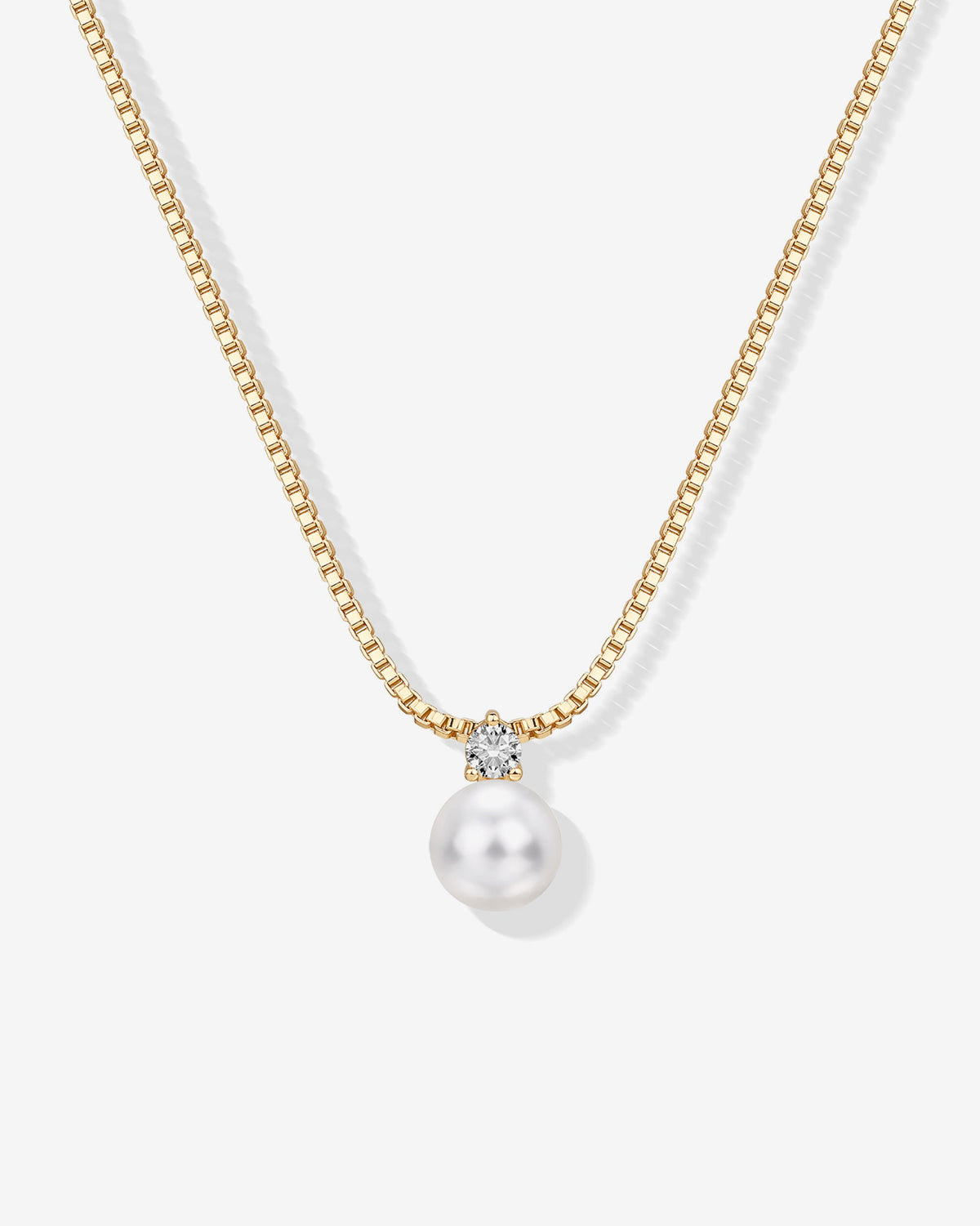 Bridal Pearl Pendant Necklace