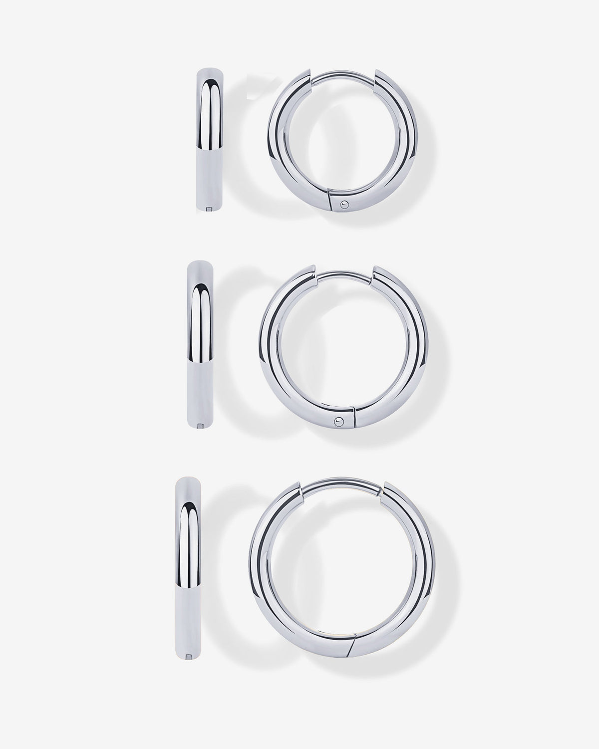 Small Hoop Earrings Set