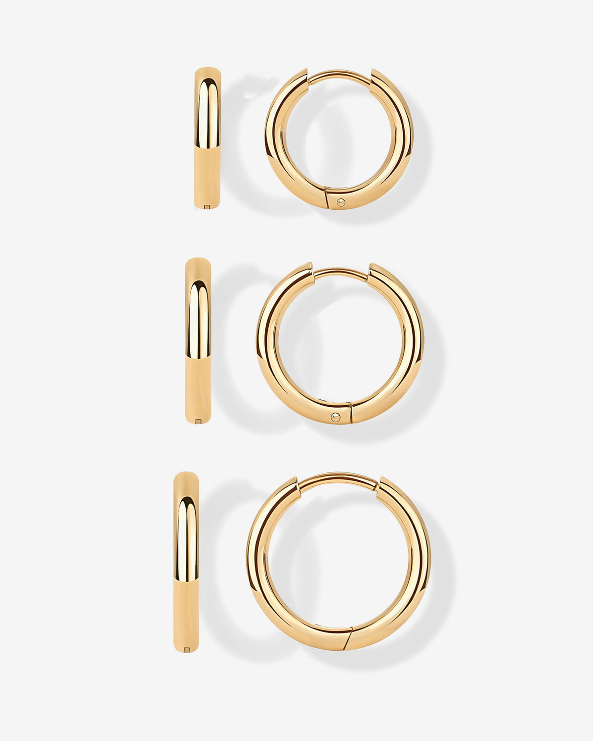 Small Hoop Earrings Set