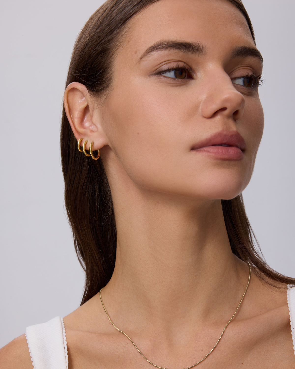 Small Hoop Earrings Set