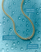 CZ Cuban Link Chain Necklace