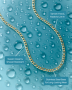 Waterproof Figaro Chain Necklace