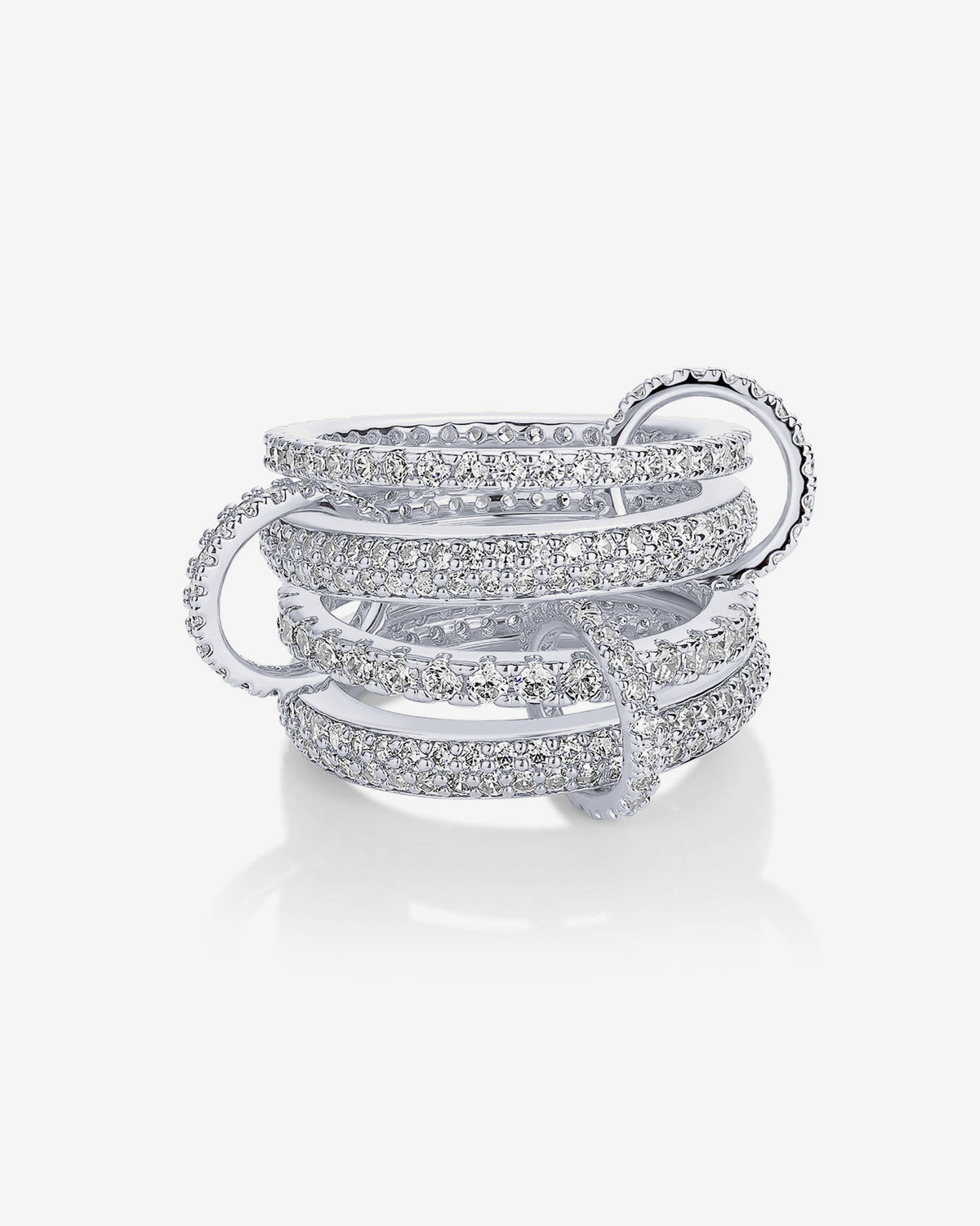 Interlocking Multi Band Ring