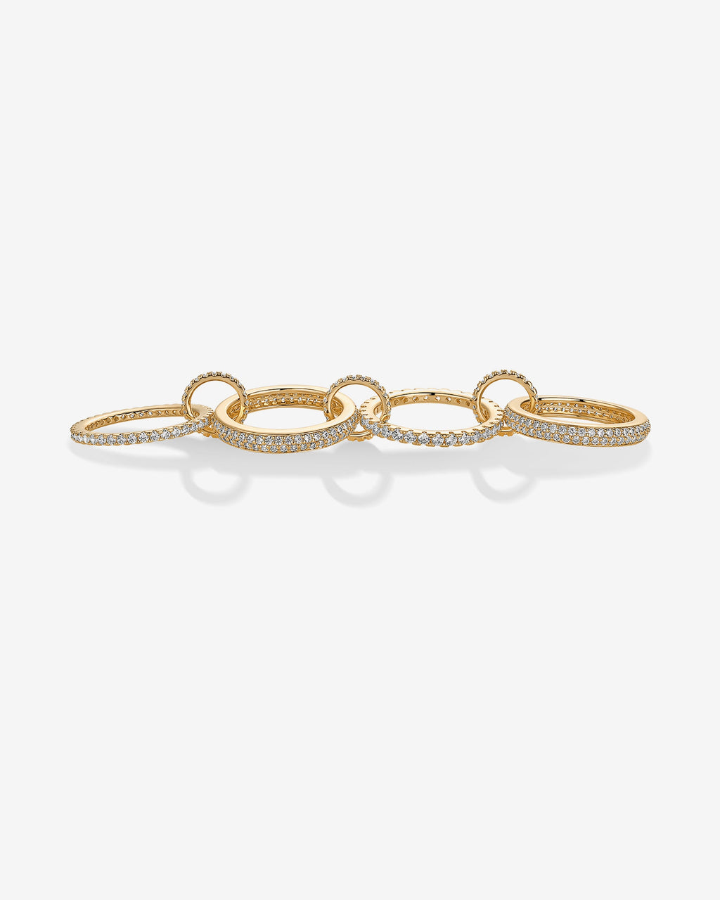 Interlocking Multi Band Ring