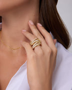 Interlocking Multi Band Ring