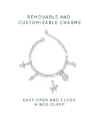 Cherished Connections Charm Paperclip Bracelet Set