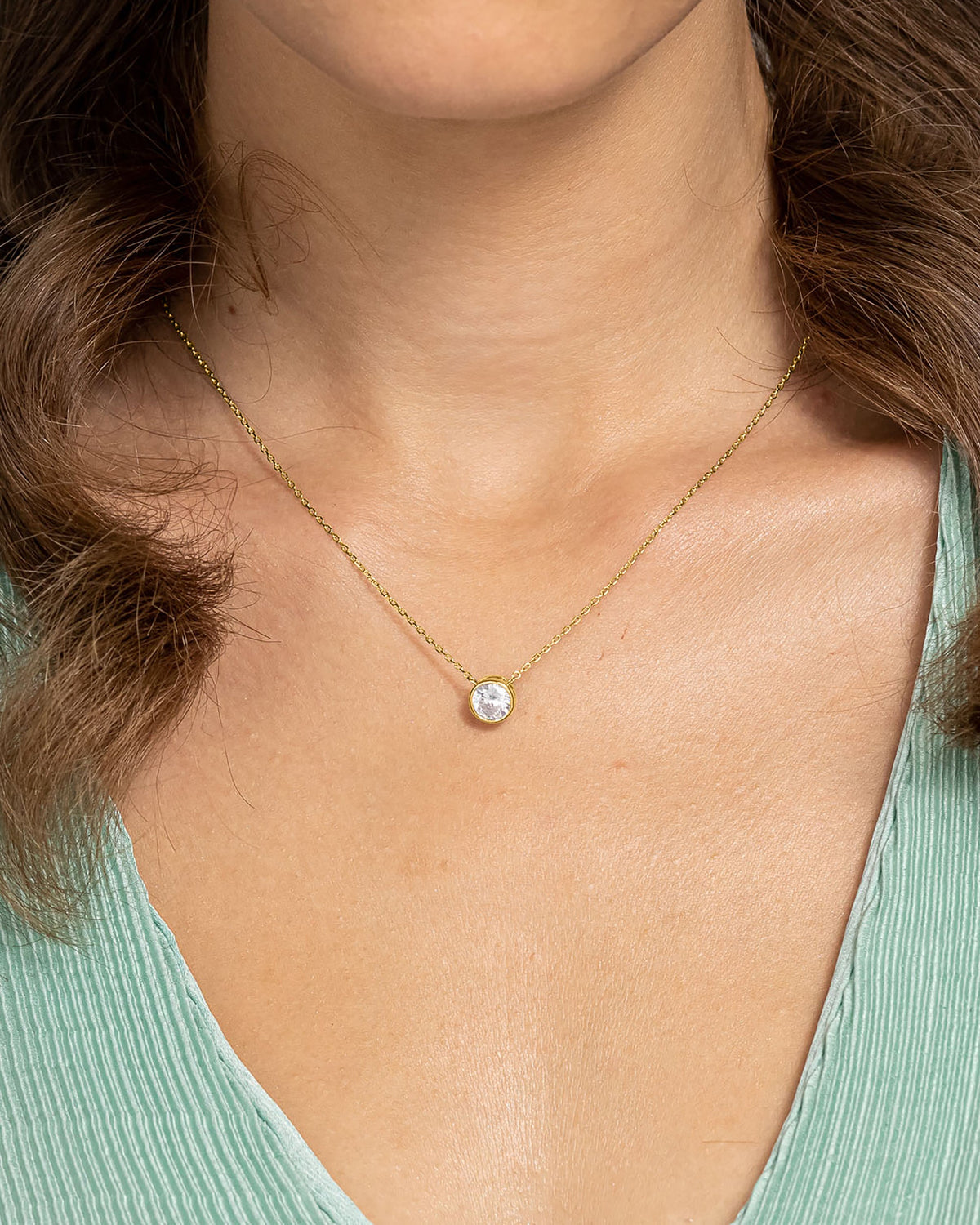 Bezel Necklace