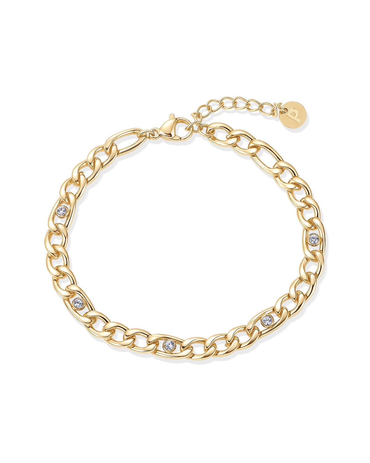 Waterproof Curb Chain Bracelet