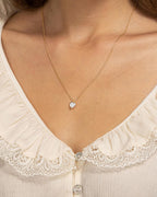 Heart Solitaire Pendant Necklace