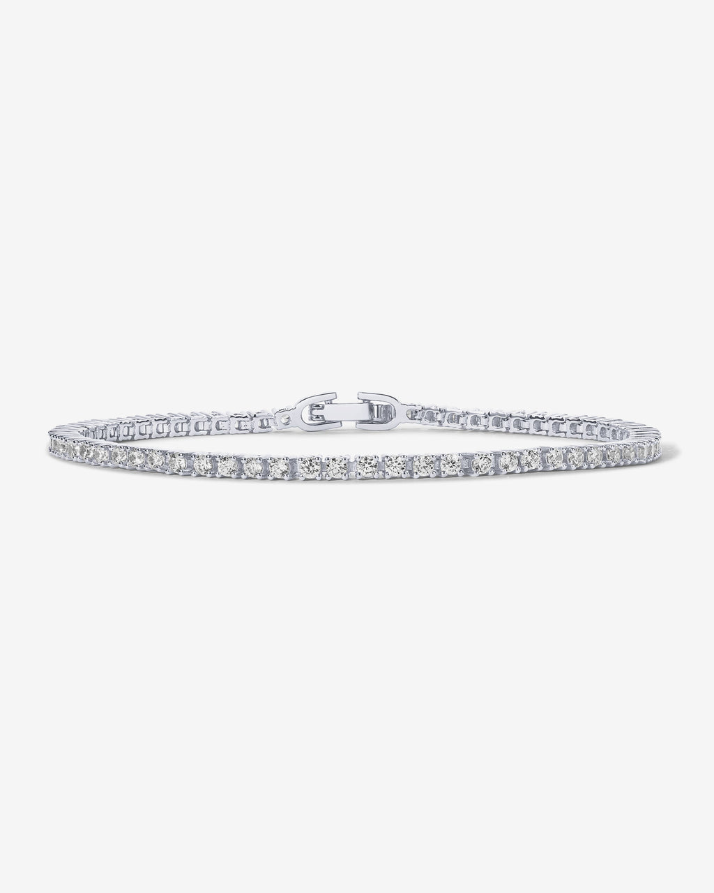 Dainty Round Cubic Zirconia Tennis Bracelet