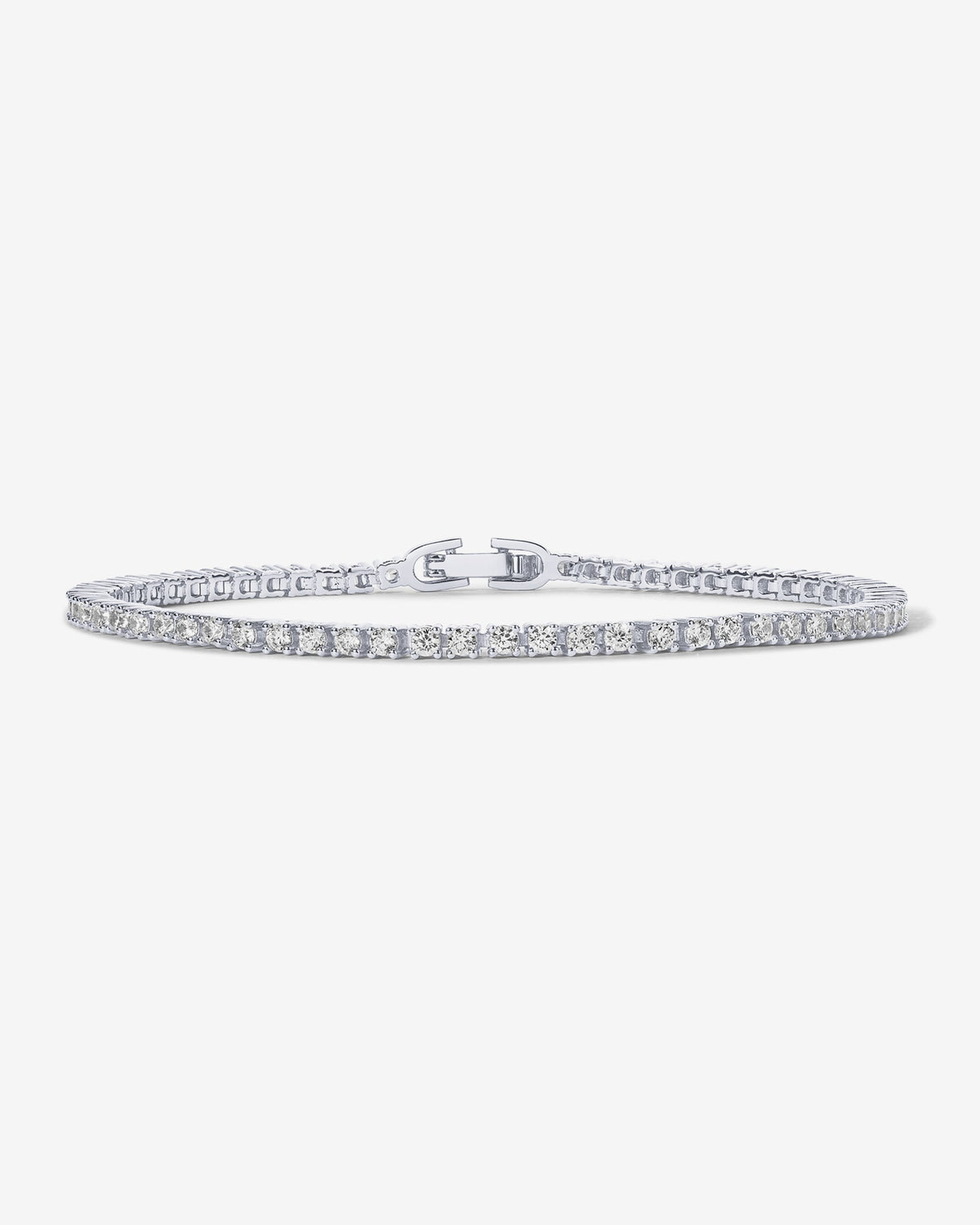 Dainty Round Cubic Zirconia Tennis Bracelet