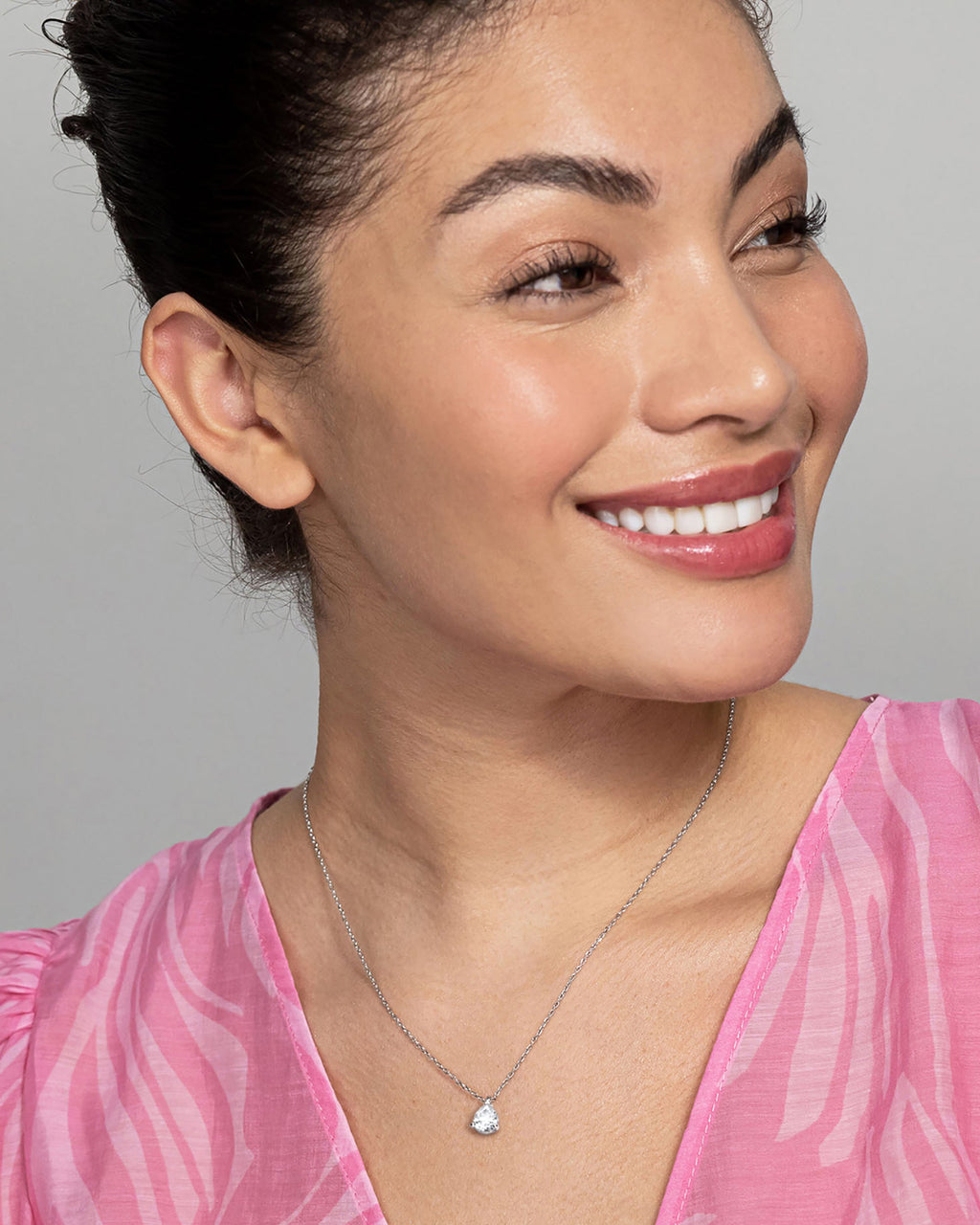 Dainty Pear Pendant Necklace