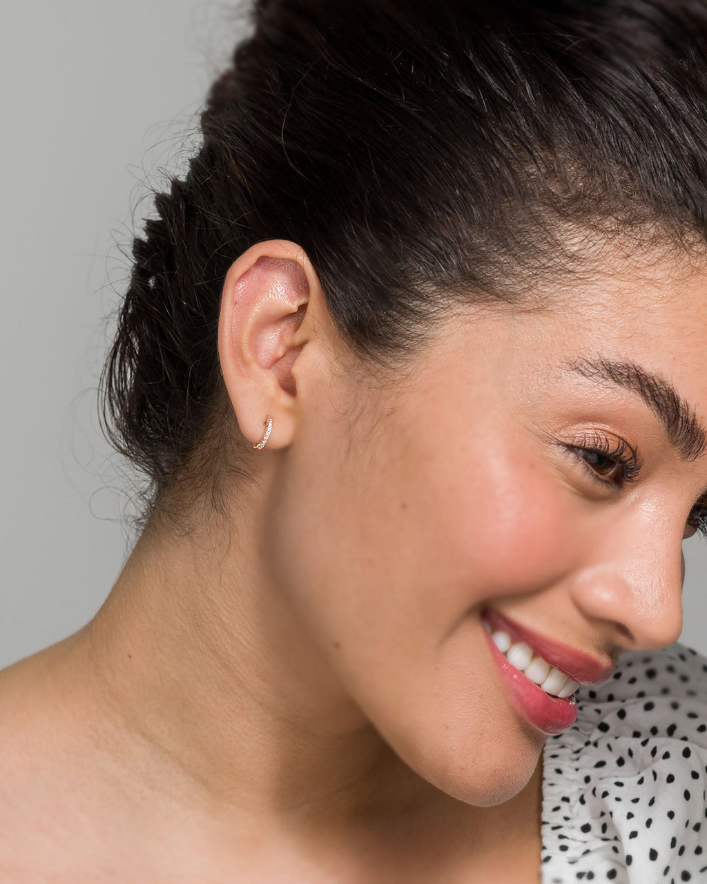Josephine Huggie Earrings