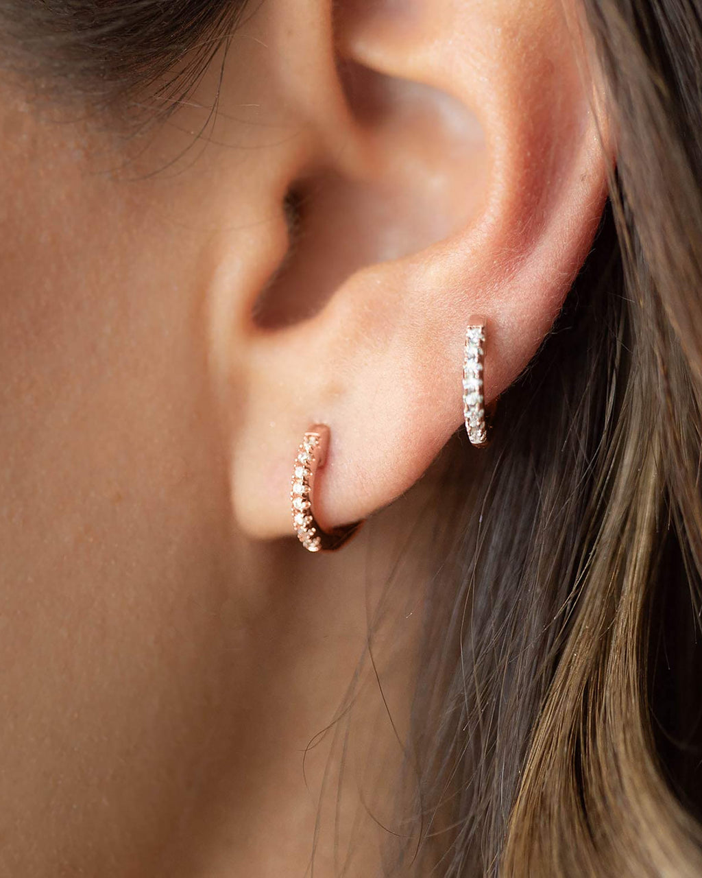 Josephine Huggie Earrings