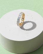 Oval Eternity Band Ring